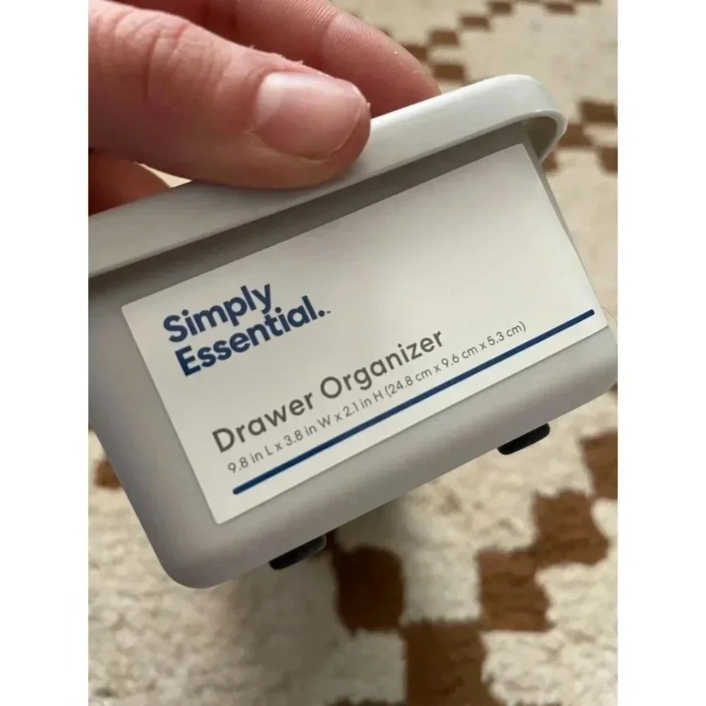 Simply Essential Drawer Organizer 9.8 x 3.8 x 2.1 in